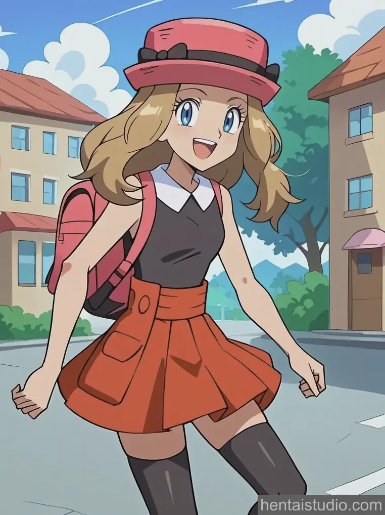Serena from Pokemon hentai art 28 of 200