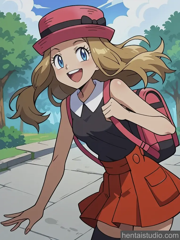 Serena from Pokemon hentai art 29 of 200