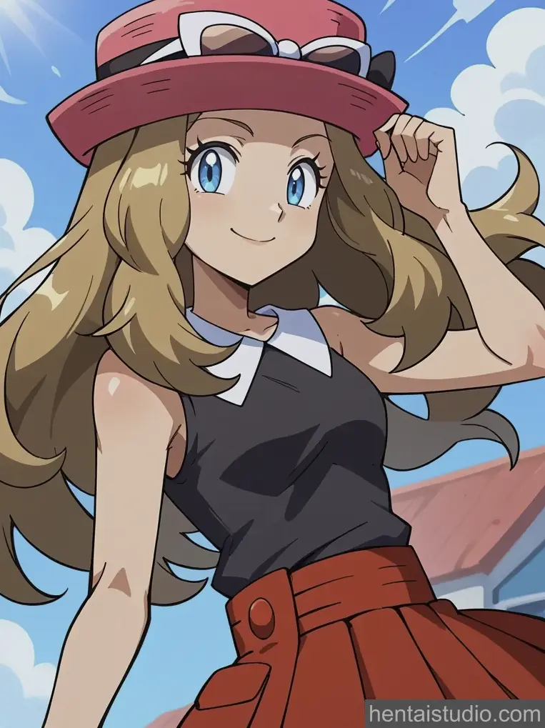 Serena from Pokemon hentai art 3 of 200