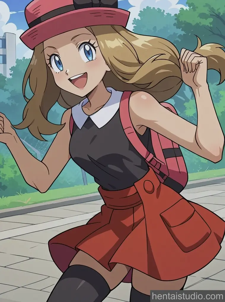 Serena from Pokemon hentai art 31 of 200