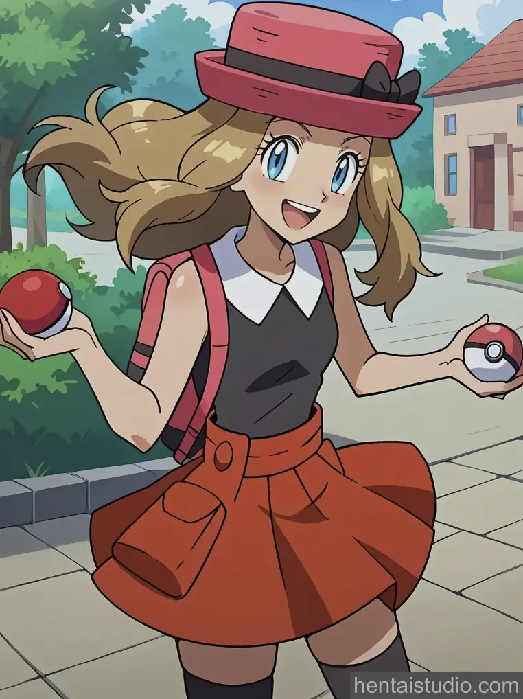Serena from Pokemon hentai art 33 of 200