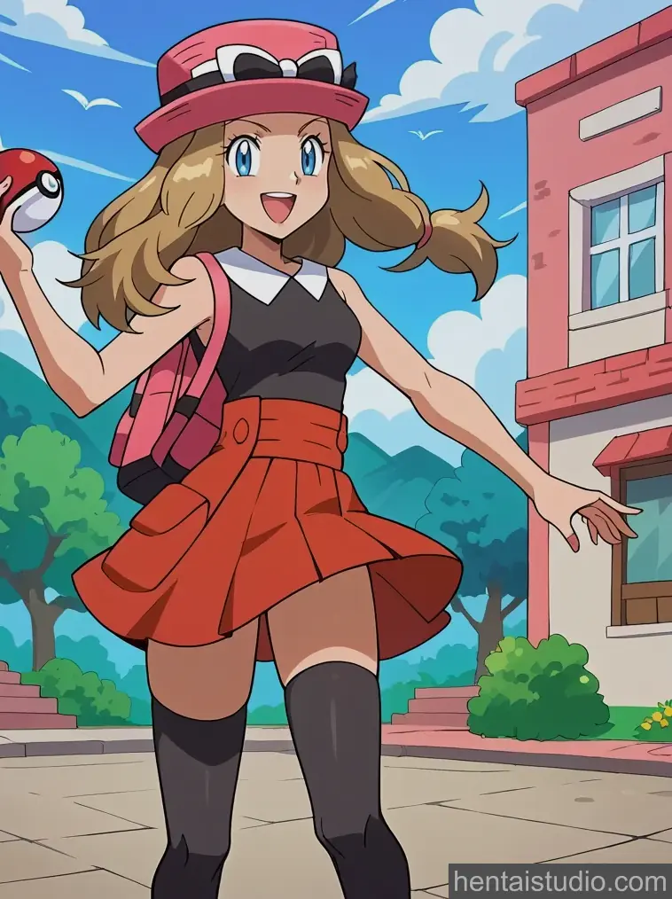 Serena from Pokemon hentai art 36 of 200