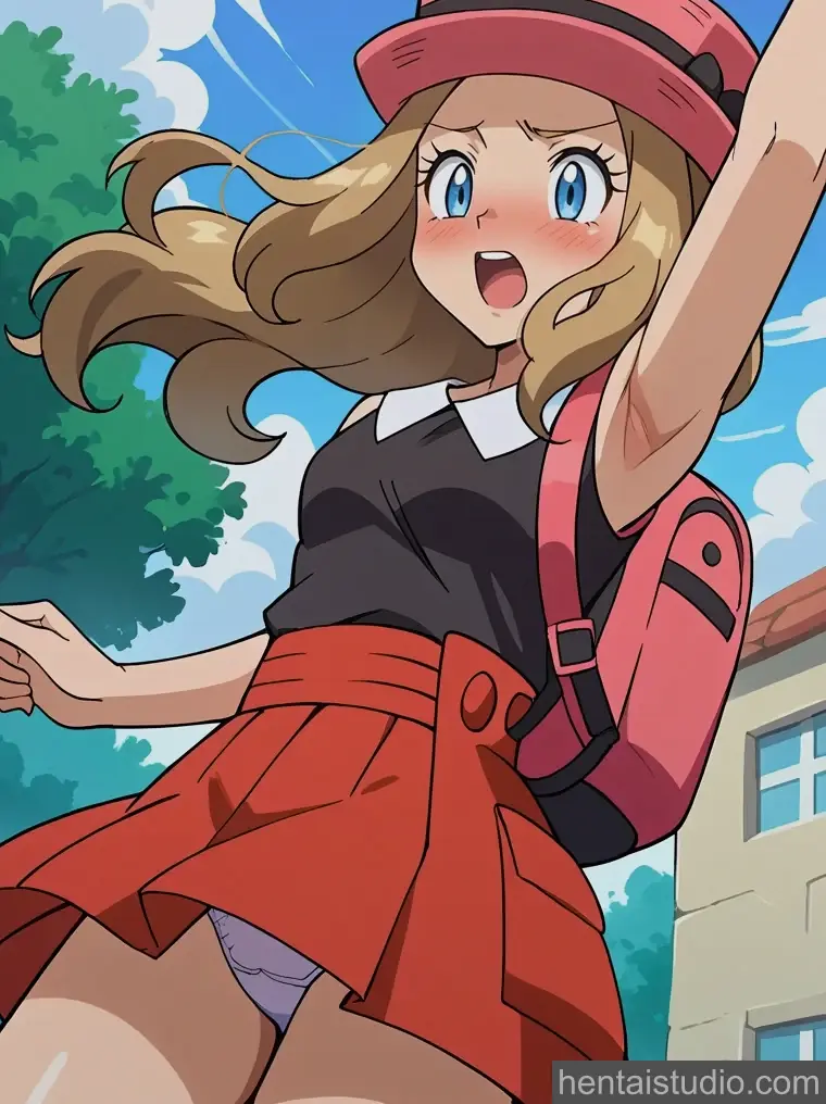 Serena from Pokemon hentai art 39 of 200