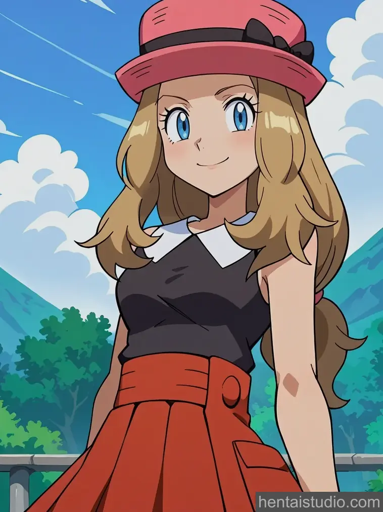 Serena from Pokemon hentai art 4 of 200