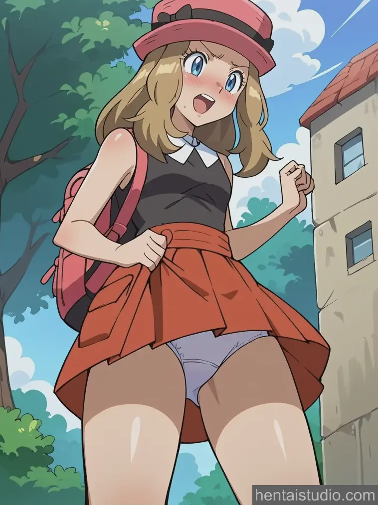 Serena from Pokemon hentai art 41 of 200