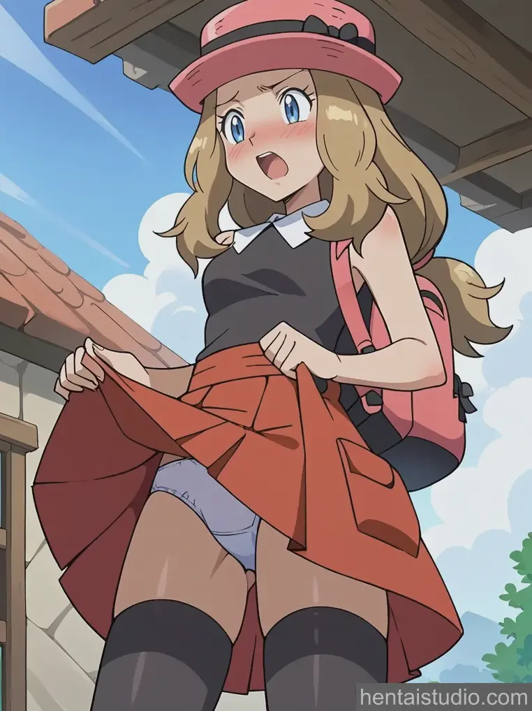 Serena from Pokemon hentai art 46 of 200