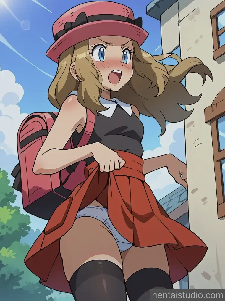 Serena from Pokemon hentai art 47 of 200
