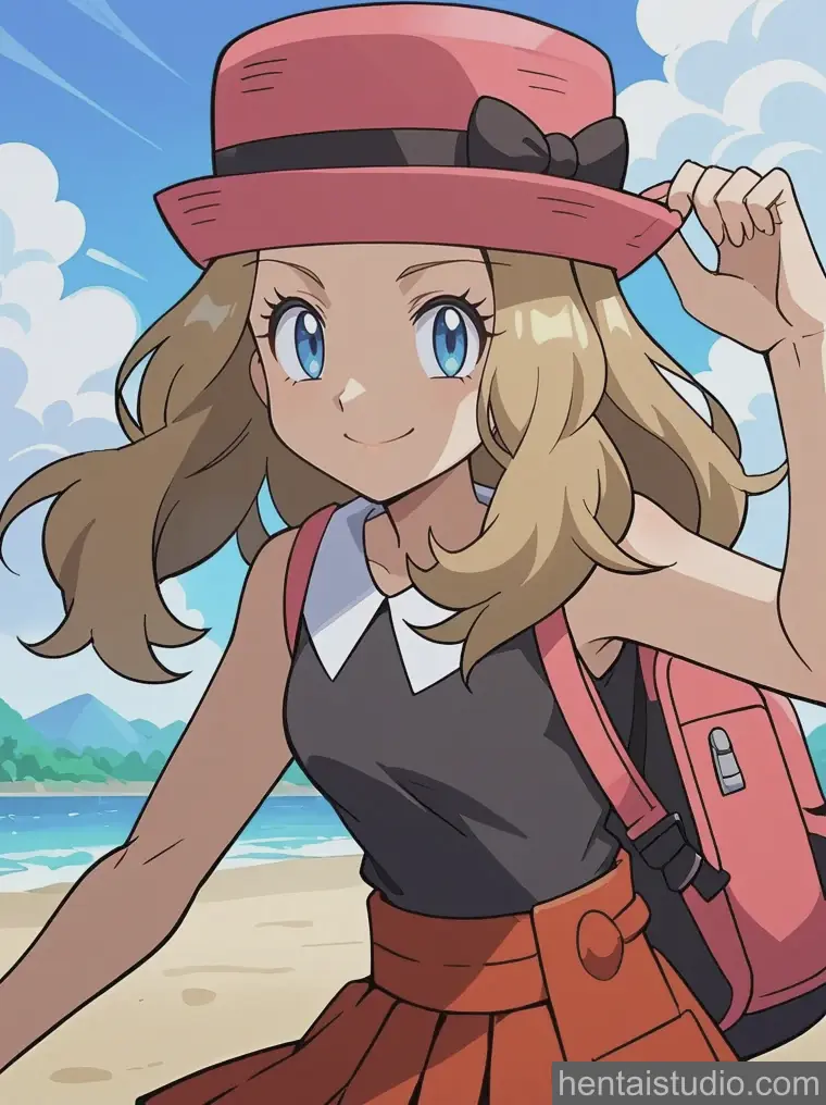 Serena from Pokemon hentai art 6 of 200