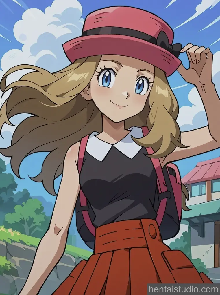 Serena from Pokemon hentai art 7 of 200
