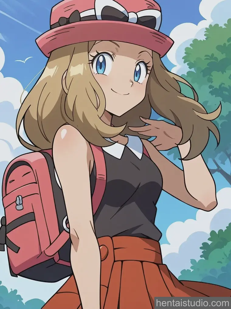 Serena from Pokemon hentai art 8 of 200