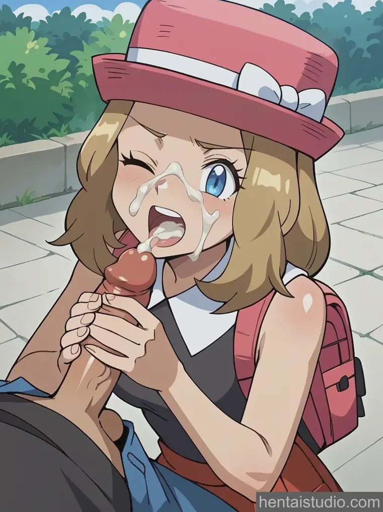Serena from Pokemon hentai art 81 of 200