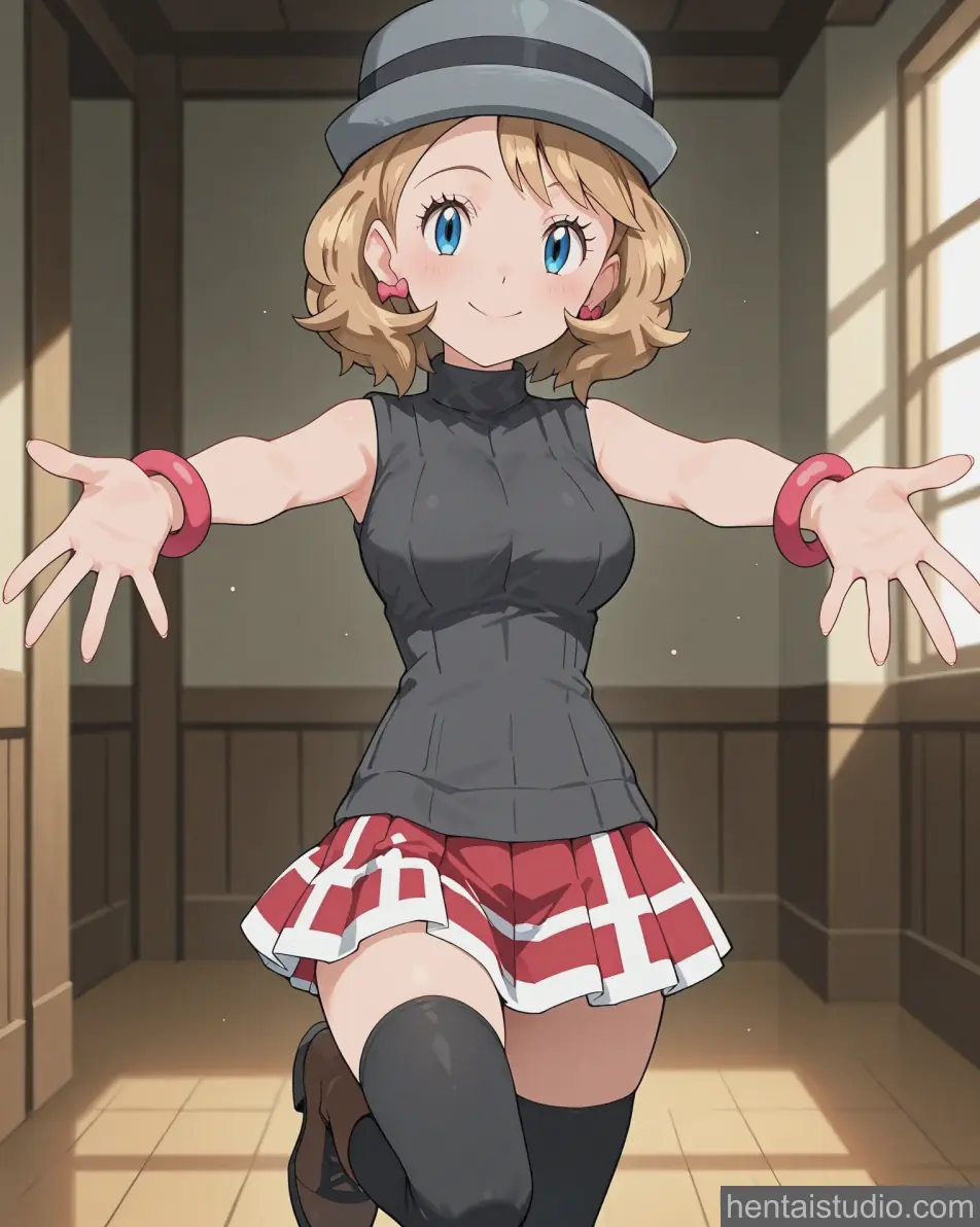 Serena from Pokemon hentai art 1 of 70