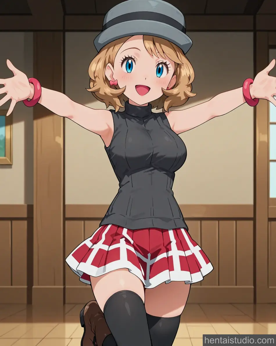 Serena from Pokemon hentai art 2 of 70