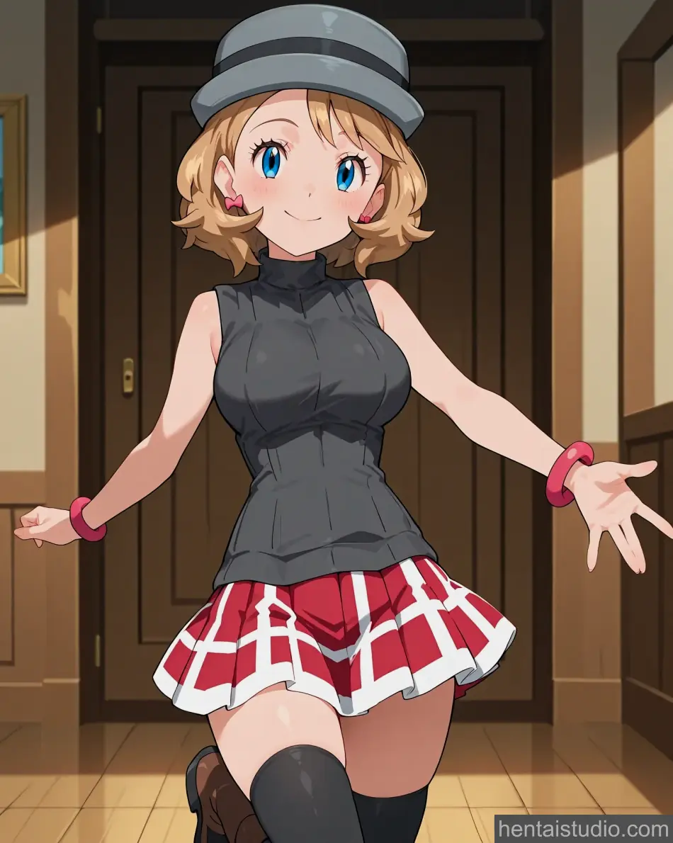 Serena from Pokemon hentai art 3 of 70