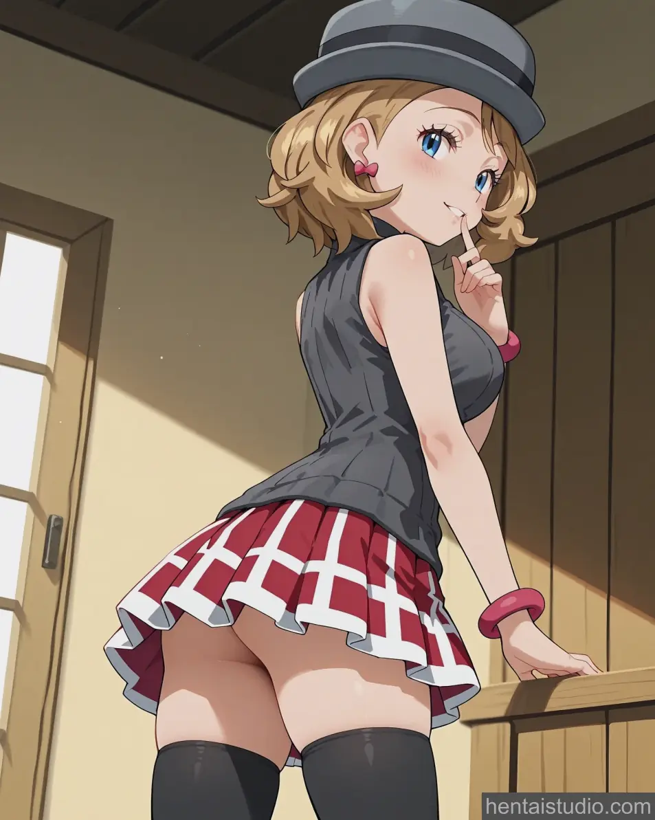 Serena from Pokemon hentai art 4 of 70