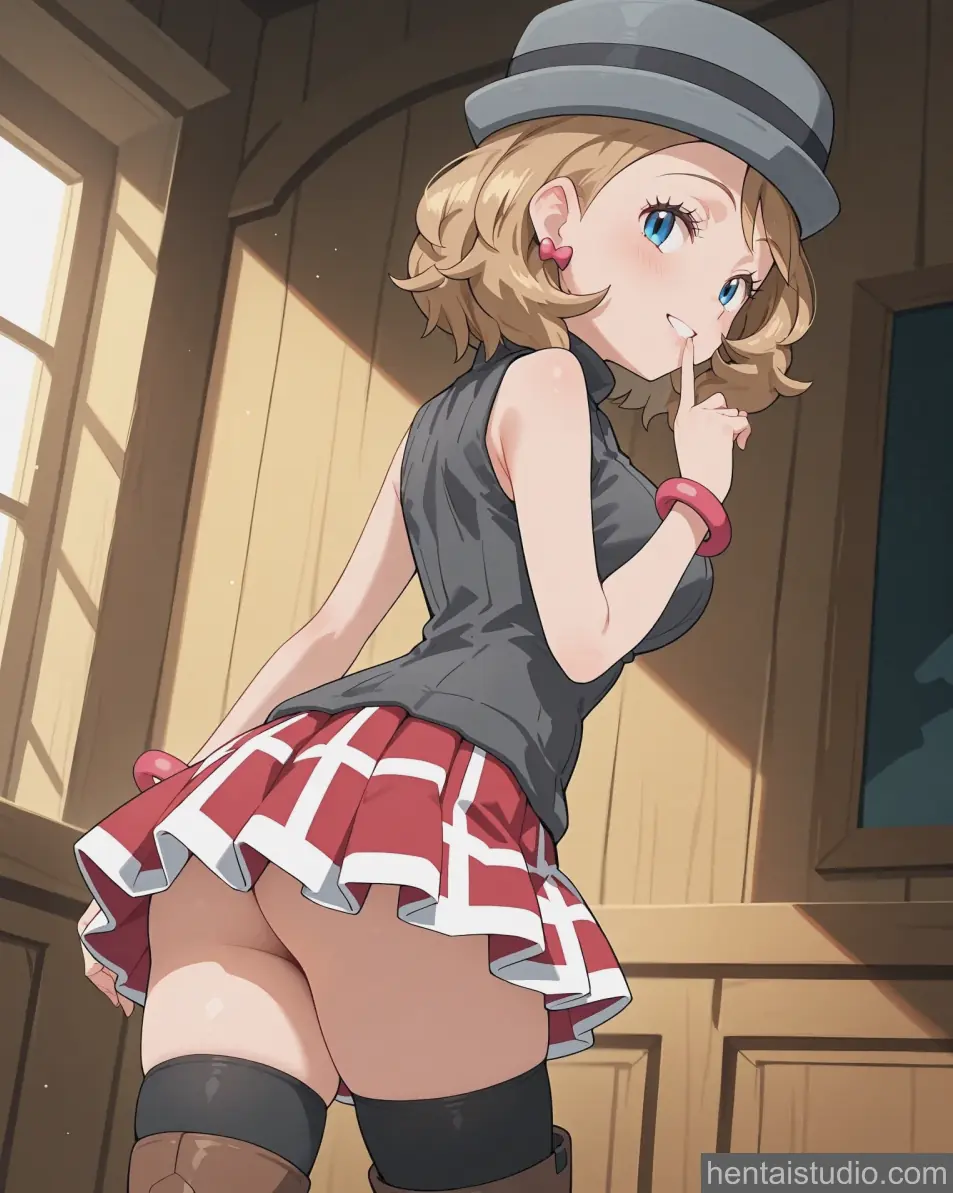 Serena from Pokemon hentai art 5 of 70