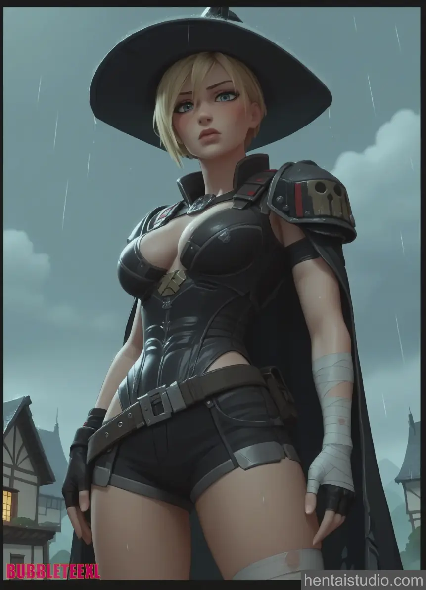Sergeant Calhoun from Wreck It Ralph hentai art 43 of 47
