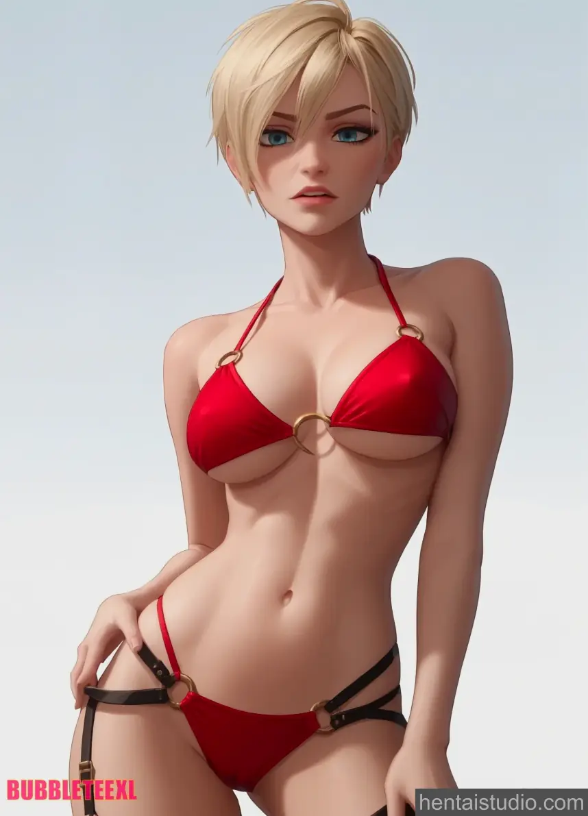 Sergeant Calhoun from Wreck It Ralph hentai art 44 of 47