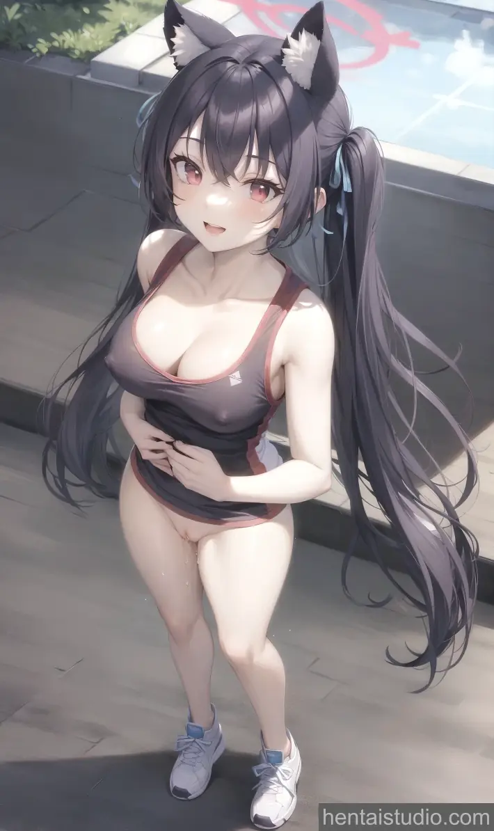 Serika Kuromi from Blue Archive hentai art 22 of 23