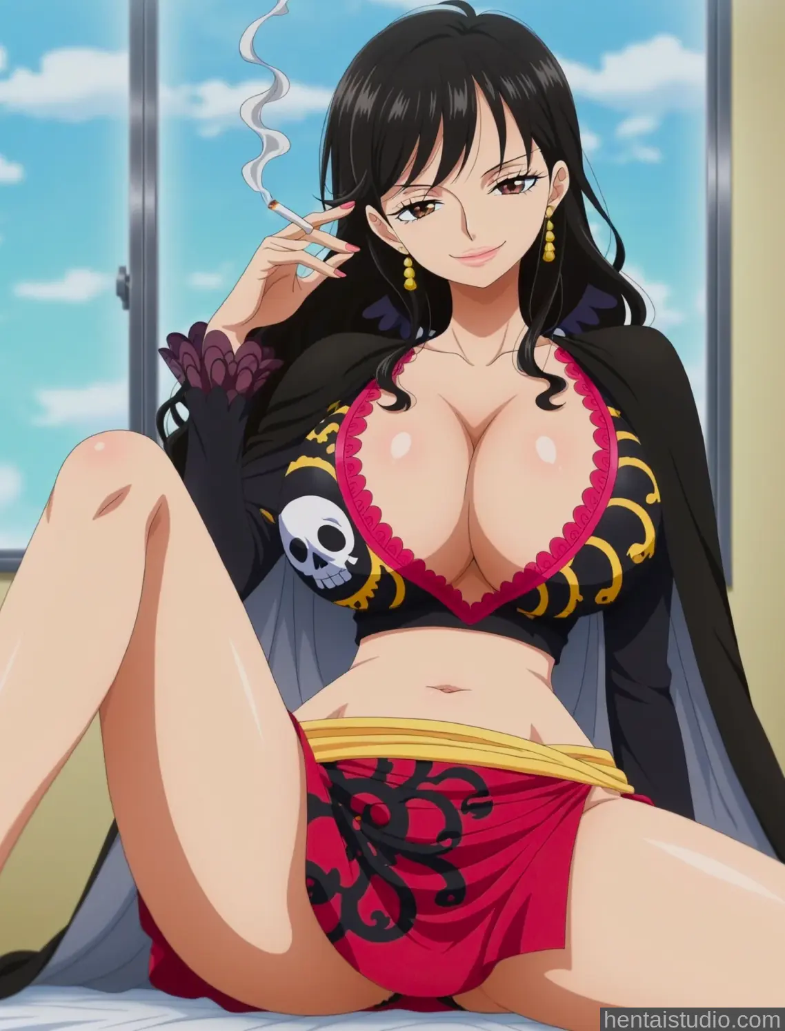 Shakuyaku Shakky from One Piece hentai art 15 of 58