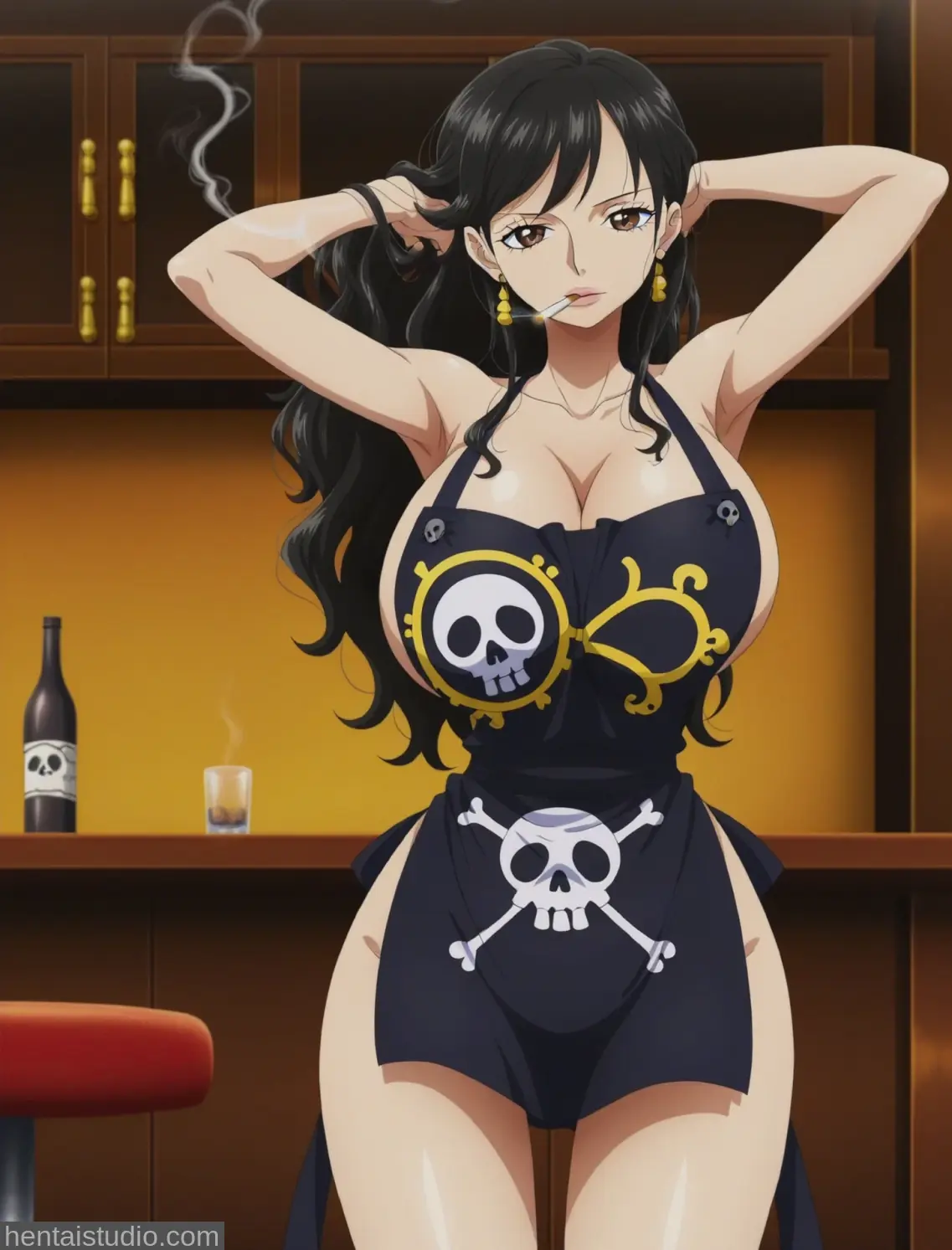 Shakuyaku Shakky from One Piece hentai art 49 of 58