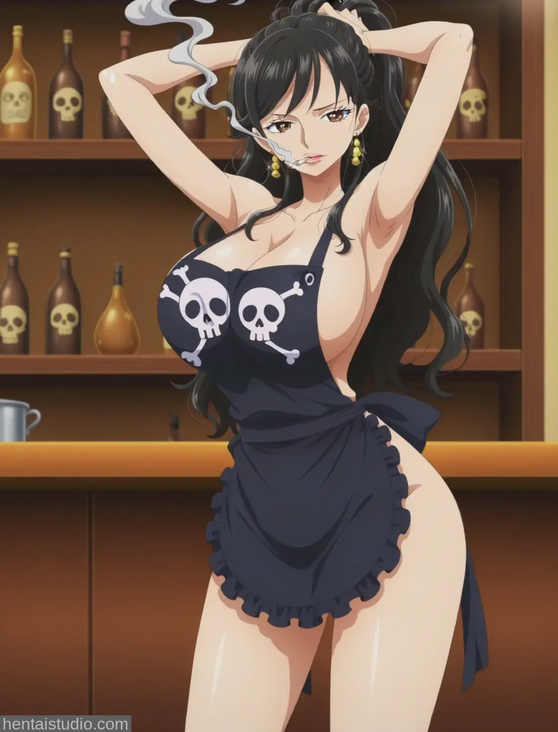 Shakuyaku Shakky from One Piece hentai art 50 of 58