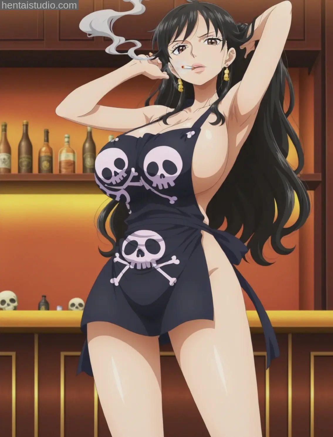 Shakuyaku Shakky from One Piece hentai art 51 of 58