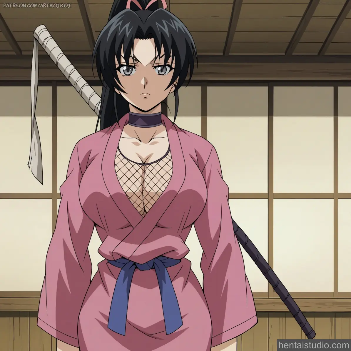 Shigure Kousaka from Kenichi: The Mightiest Disciple hentai art 2 of 27