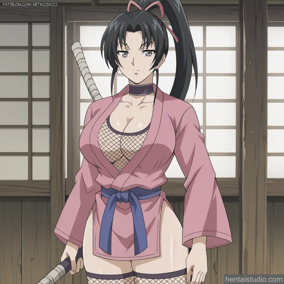 Shigure Kousaka from Kenichi: The Mightiest Disciple hentai art 3 of 27