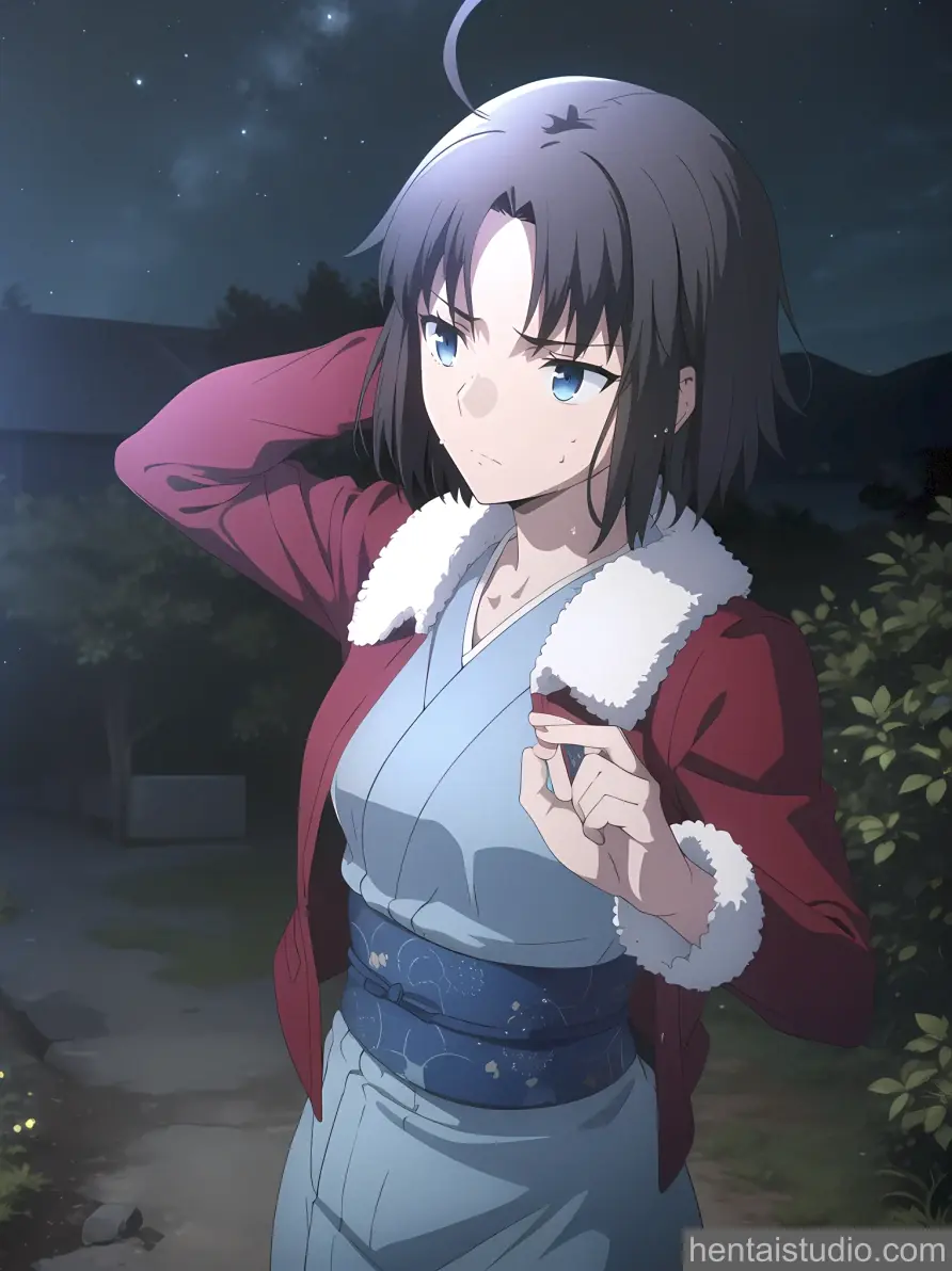 Shiki Ryougi from The Garden Of Sinners hentai art 1 of 34