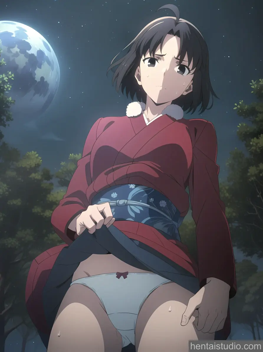 Shiki Ryougi from The Garden Of Sinners hentai art 8 of 34