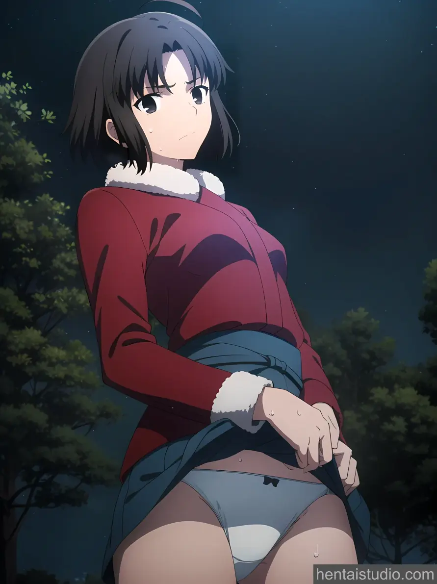 Shiki Ryougi from The Garden Of Sinners hentai art 9 of 34