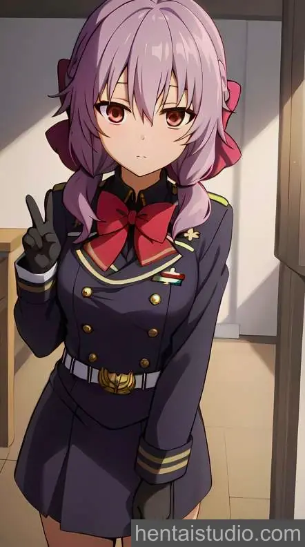 Shinoa Hiiragi from Seraph Of The End: Vampire Reign hentai art 1 of 10