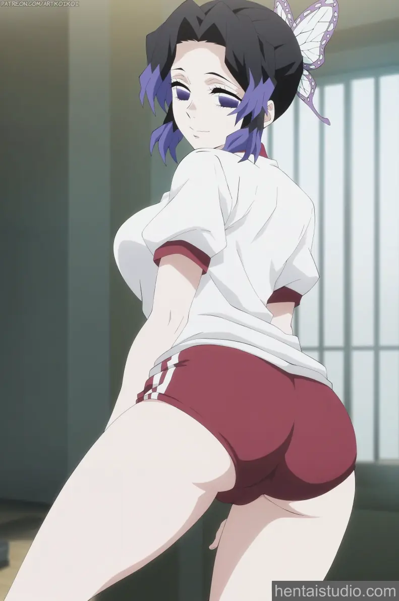 Shinobu Kochou from Demon Slayer hentai art 11 of 12