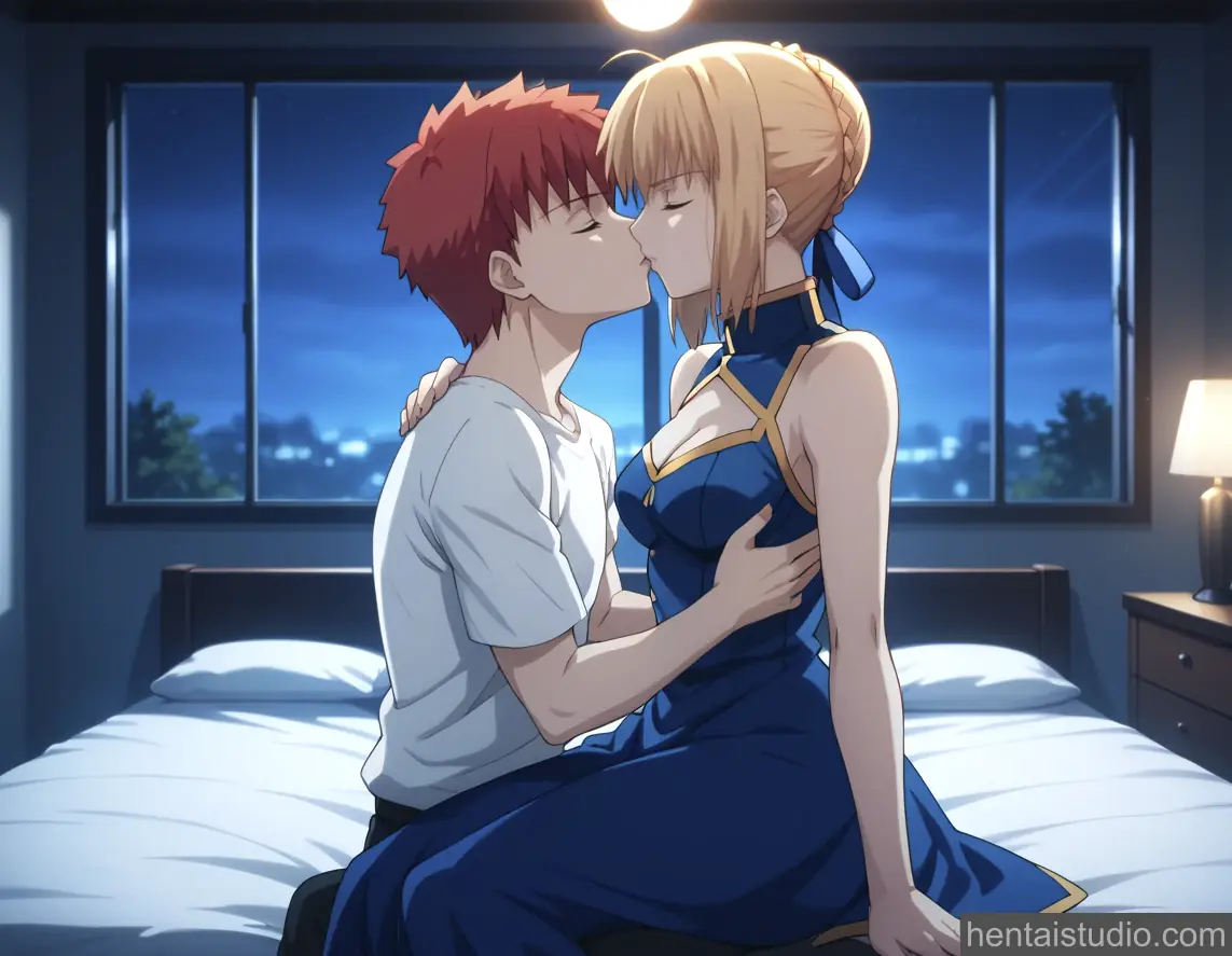 Shirou Emiya Saber from Fate / Stay Night hentai art 1 of 9