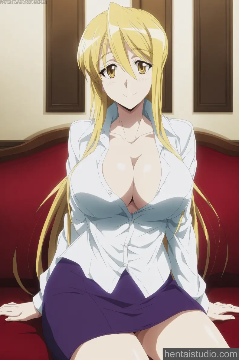 Shizuka Marikawa from Highschool Of The Dead hentai art 1 of 18