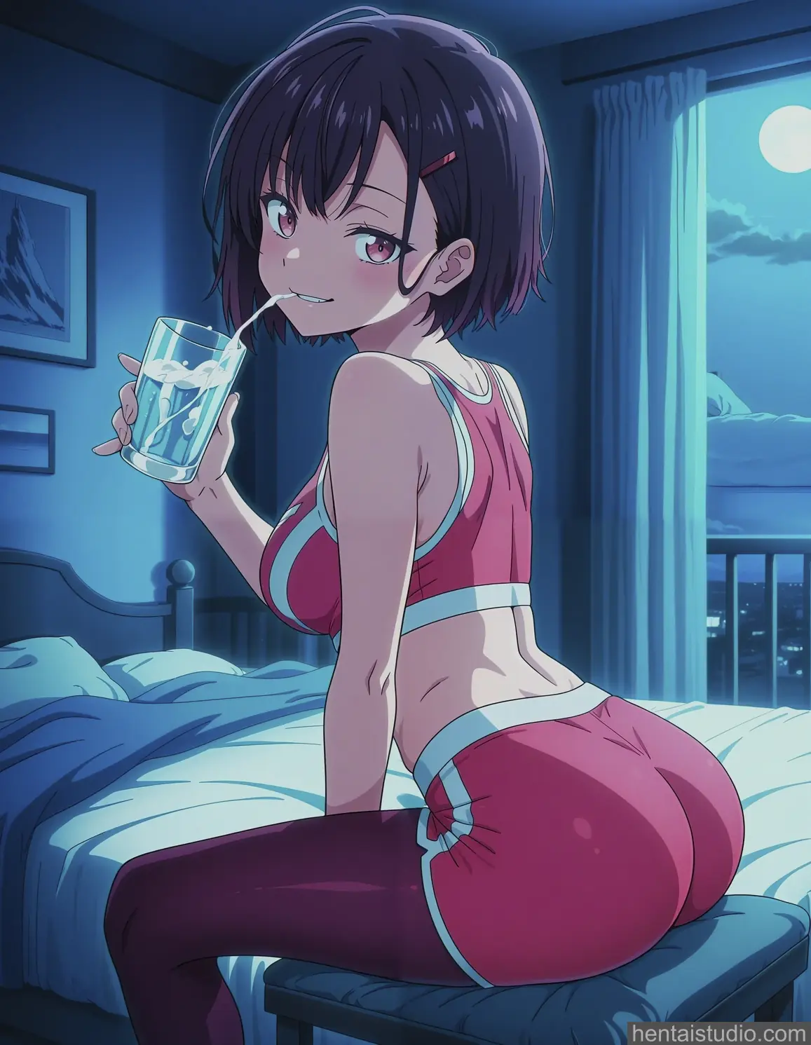 Shizuka Mikazuki from Zom 100 hentai art 36 of 40