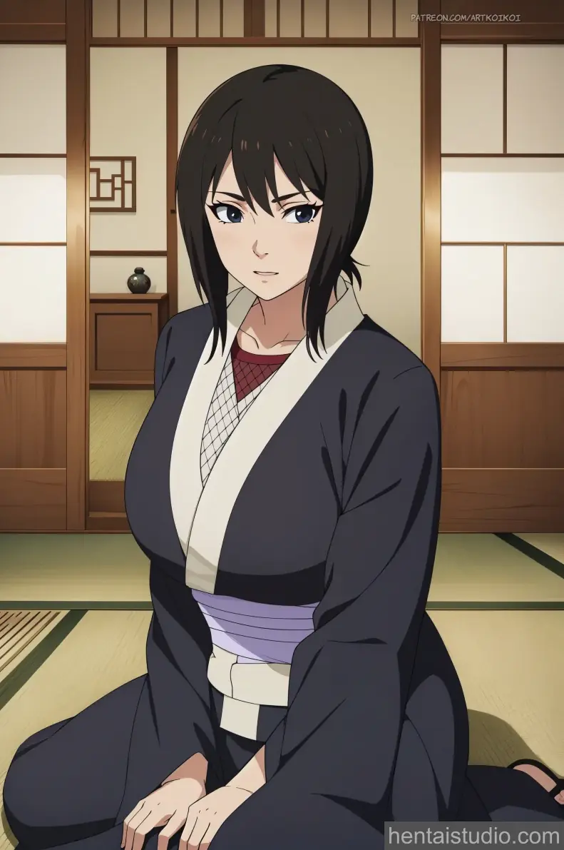 Shizune from Naruto hentai art 12 of 47