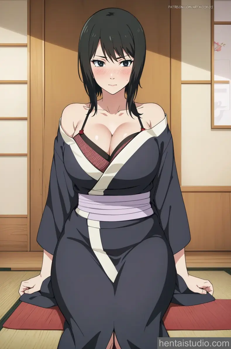 Shizune from Naruto hentai art 43 of 47