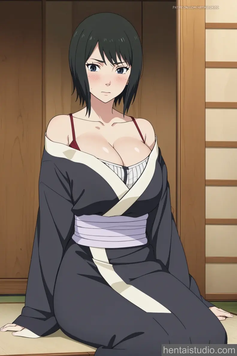 Shizune from Naruto hentai art 45 of 47