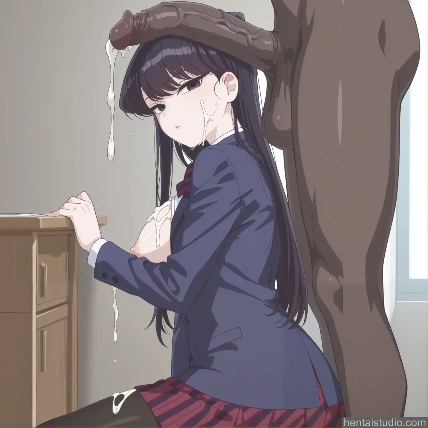 Shouko Komi from Komi Can't Communicate hentai art 40 of 74