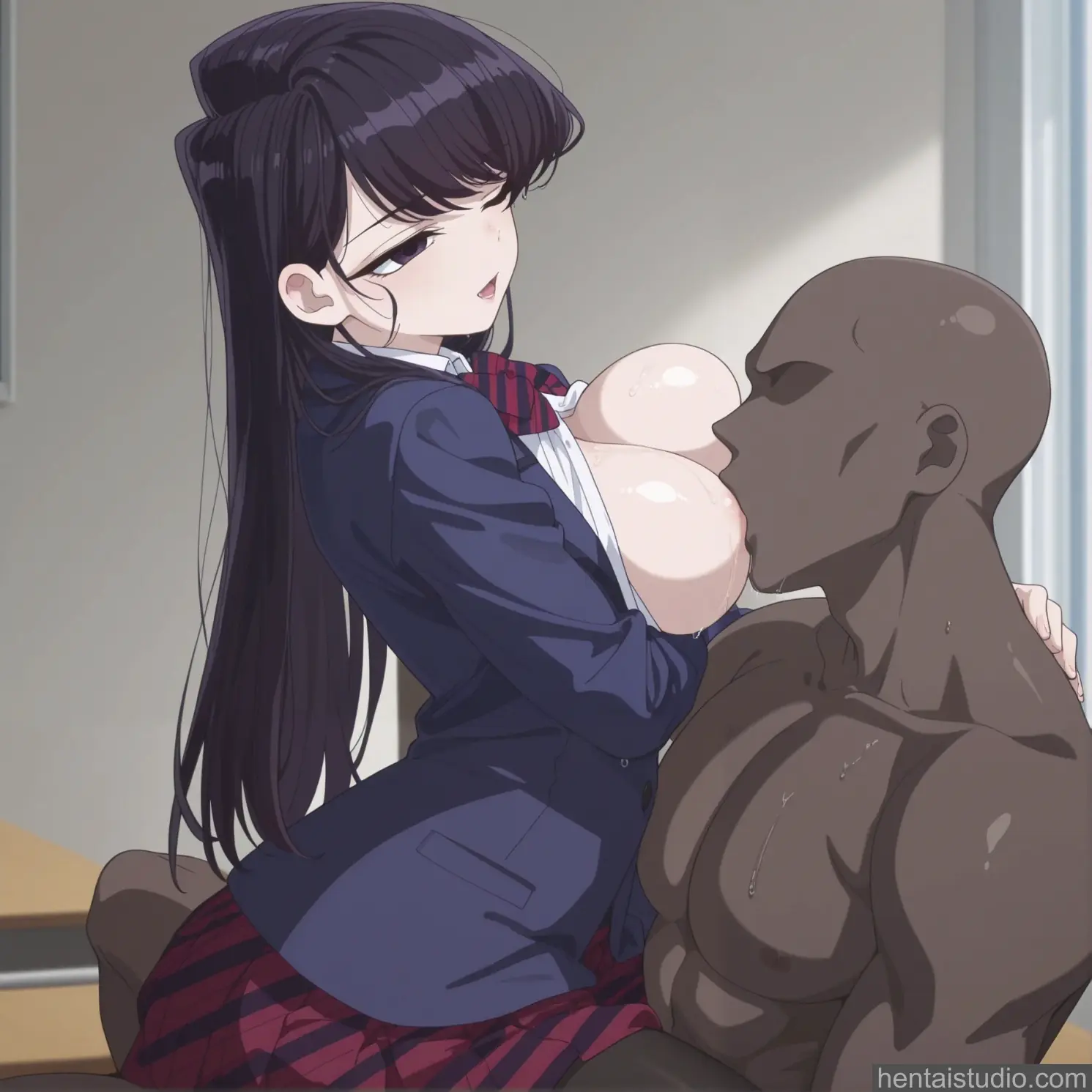 Shouko Komi from Komi Can't Communicate hentai art 55 of 74