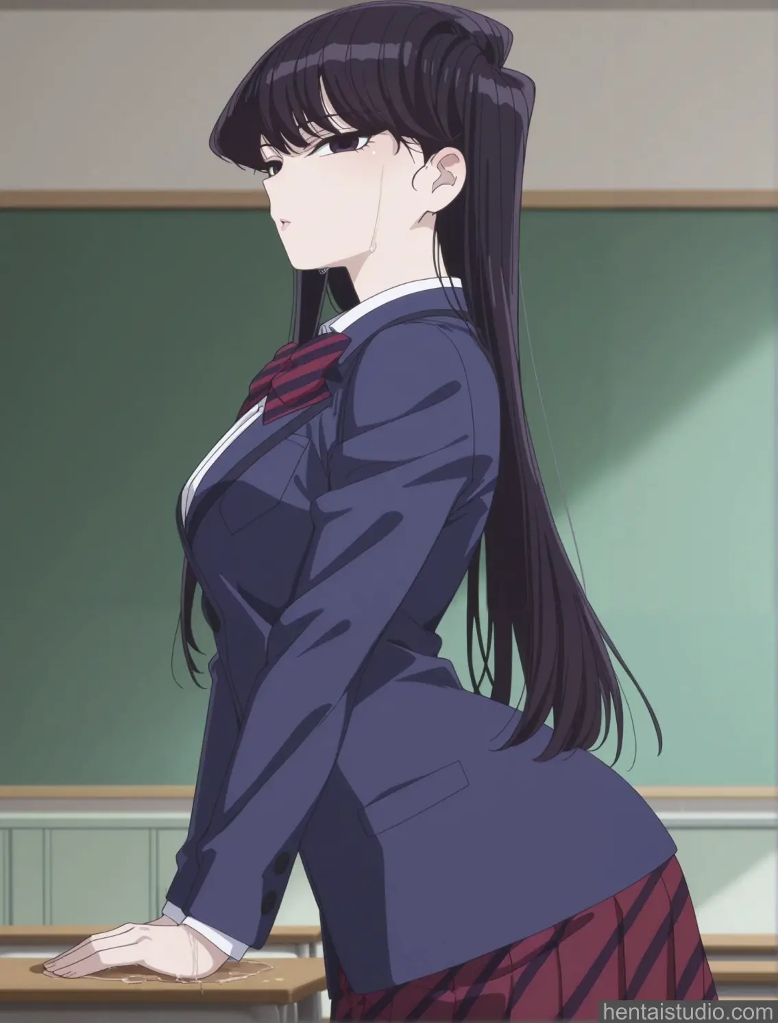 Shouko Komi from Komi Can't Communicate hentai art 72 of 74