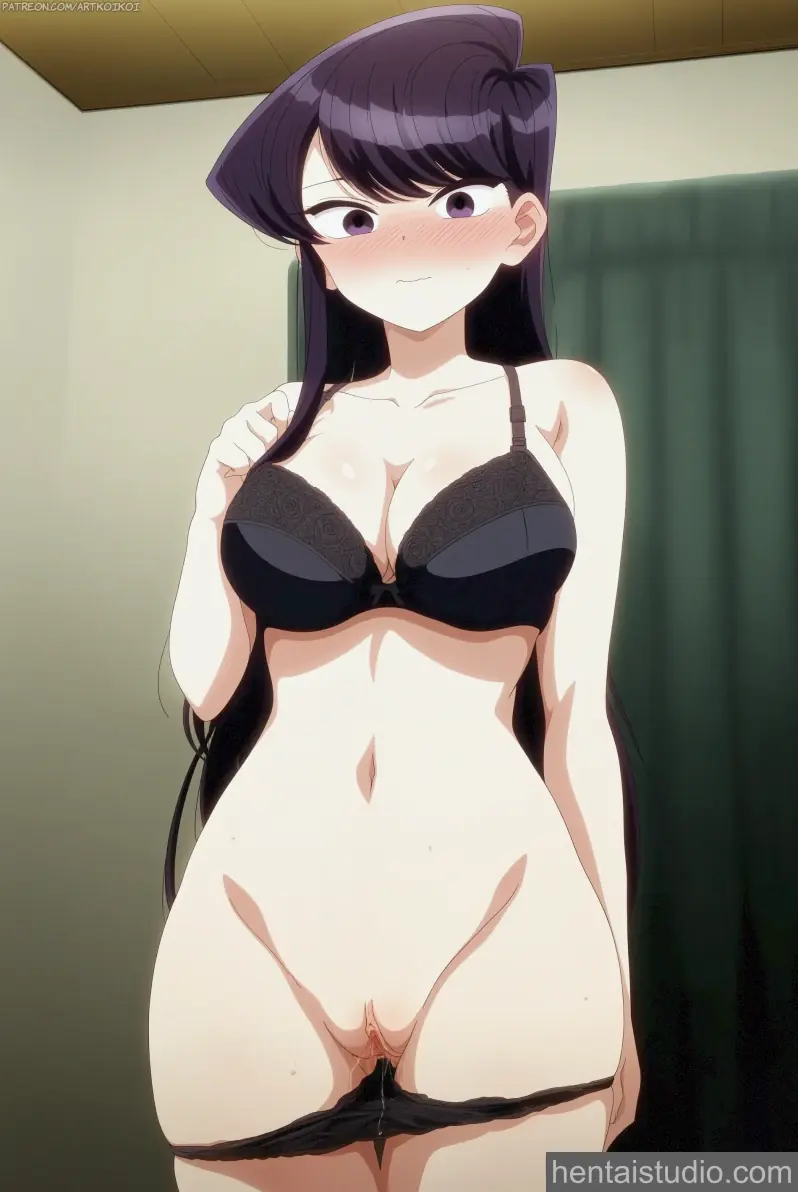 Shouko Komi from Komi Can't Communicate hentai art 12 of 15