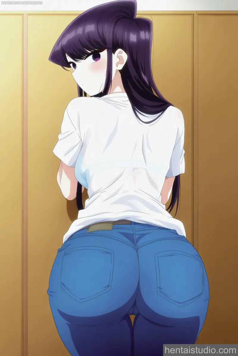 Shouko Komi from Komi Can't Communicate hentai art 9 of 15