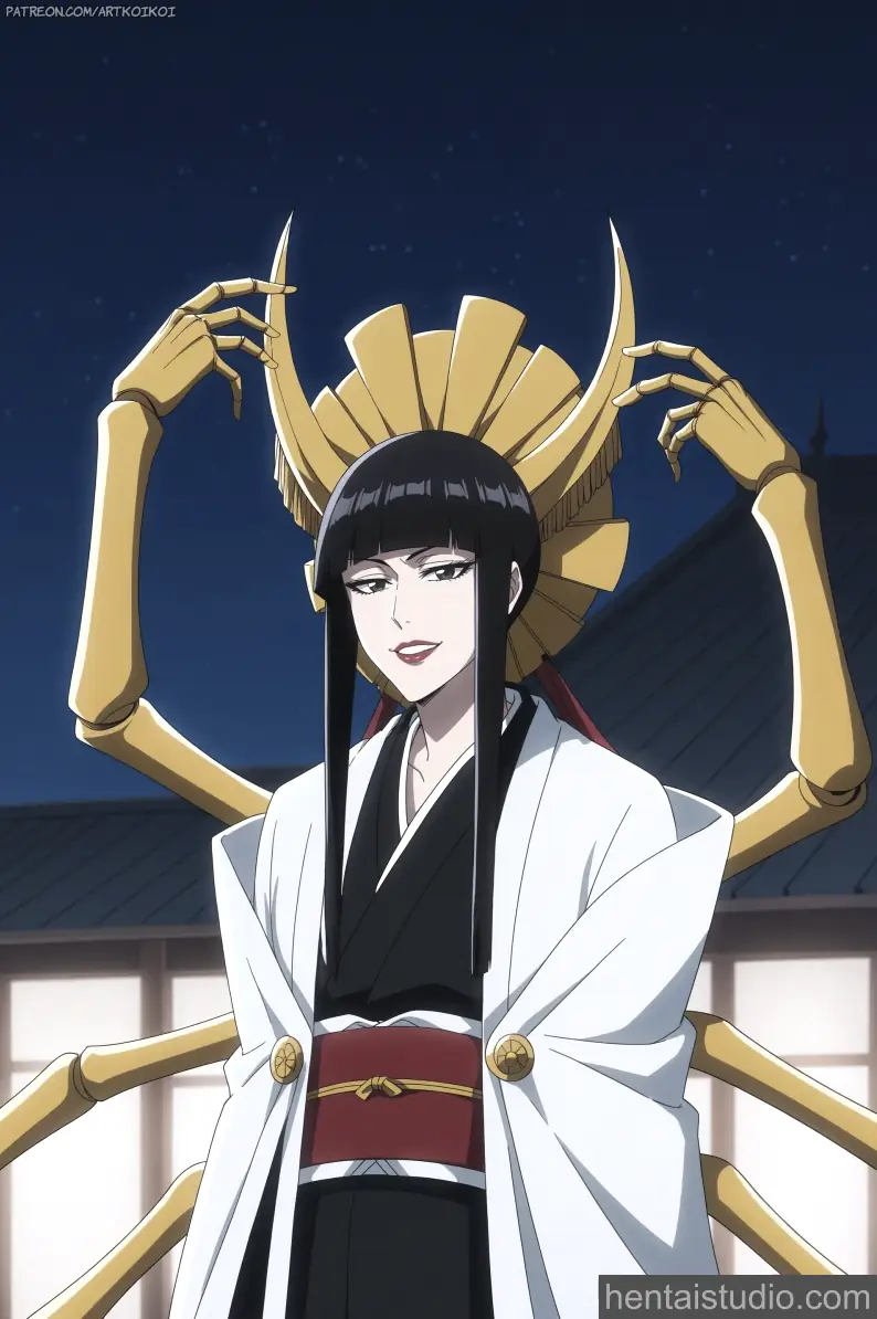 Shutara Senjumaru from Bleach hentai art 12 of 28