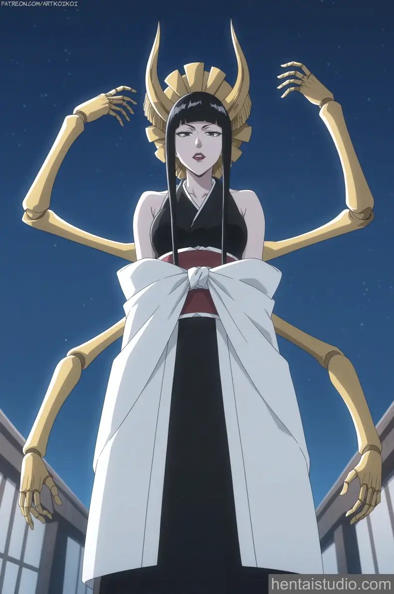 Shutara Senjumaru from Bleach hentai art 24 of 28