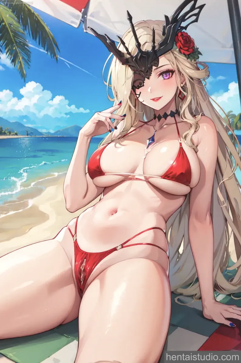 Signora from Genshin Impact hentai art 15 of 18