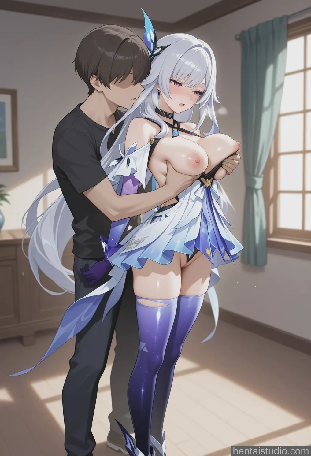 Skirk from Genshin Impact hentai art 21 of 200