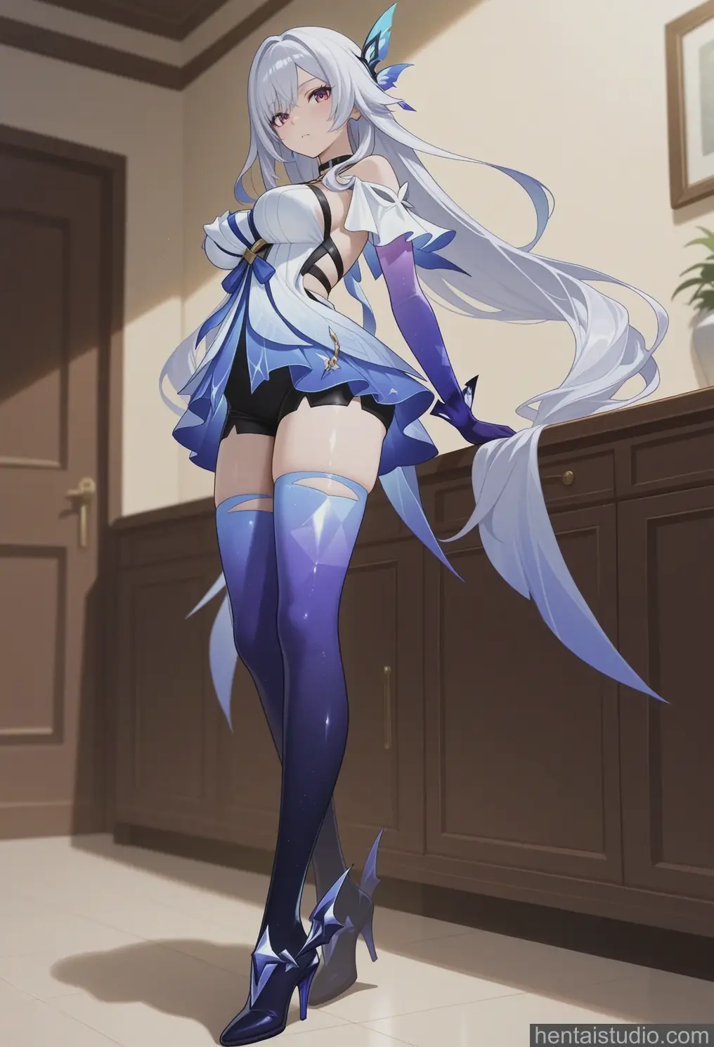 Skirk from Genshin Impact hentai art 3 of 200